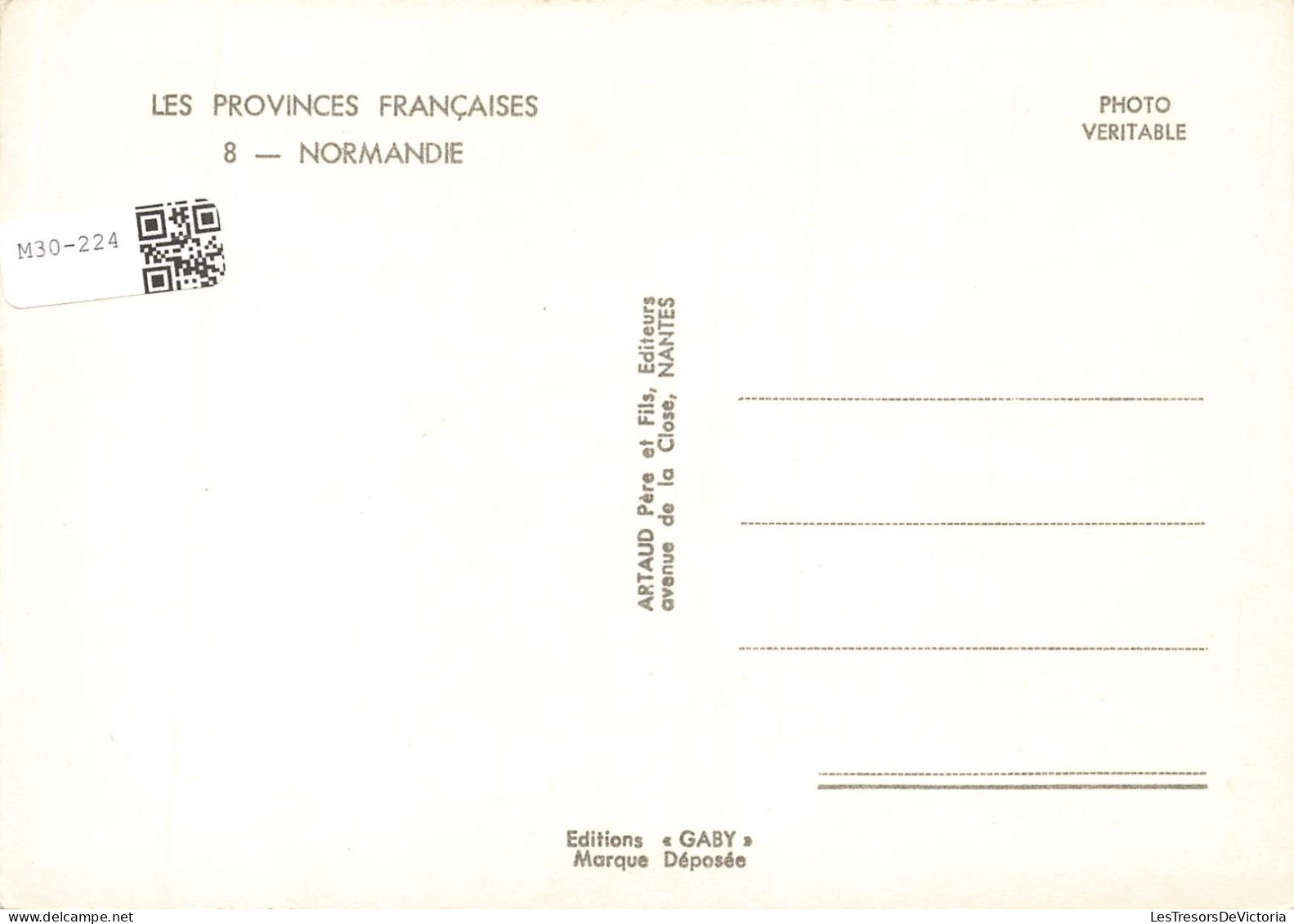 FRANCE - Les Provinces Françaises - Normandie - Colorisé - Carte Postale - Basse-Normandie