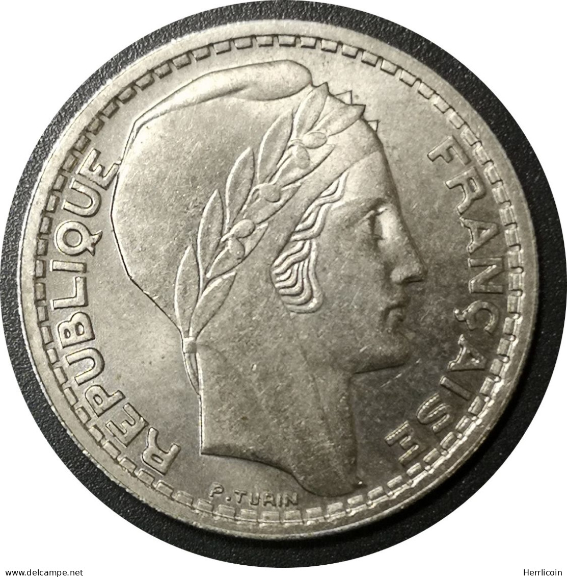 1946 Rameaux Courts - 10 Francs Turin Grosse Tête  France - 10 Francs