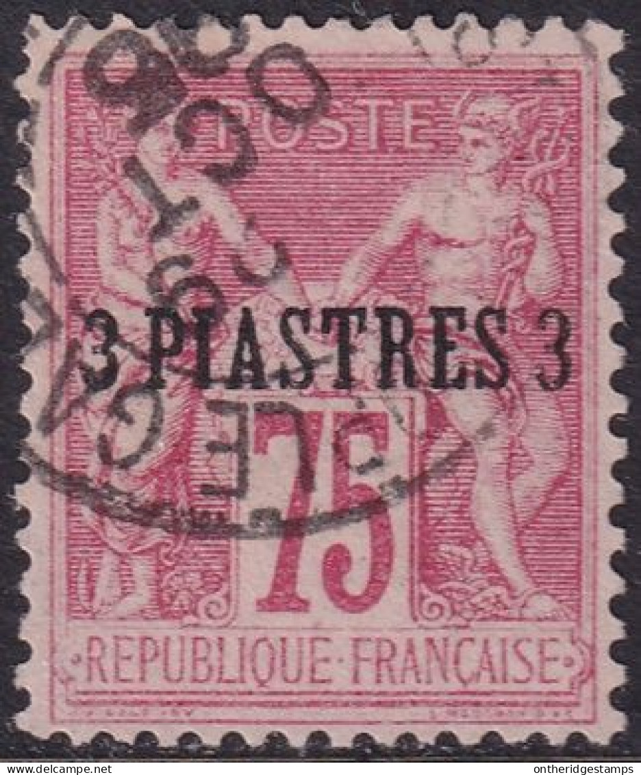 French Offices Levant 1885 Sc 4 Yt 2 Used Constantinople Cancel - Oblitérés