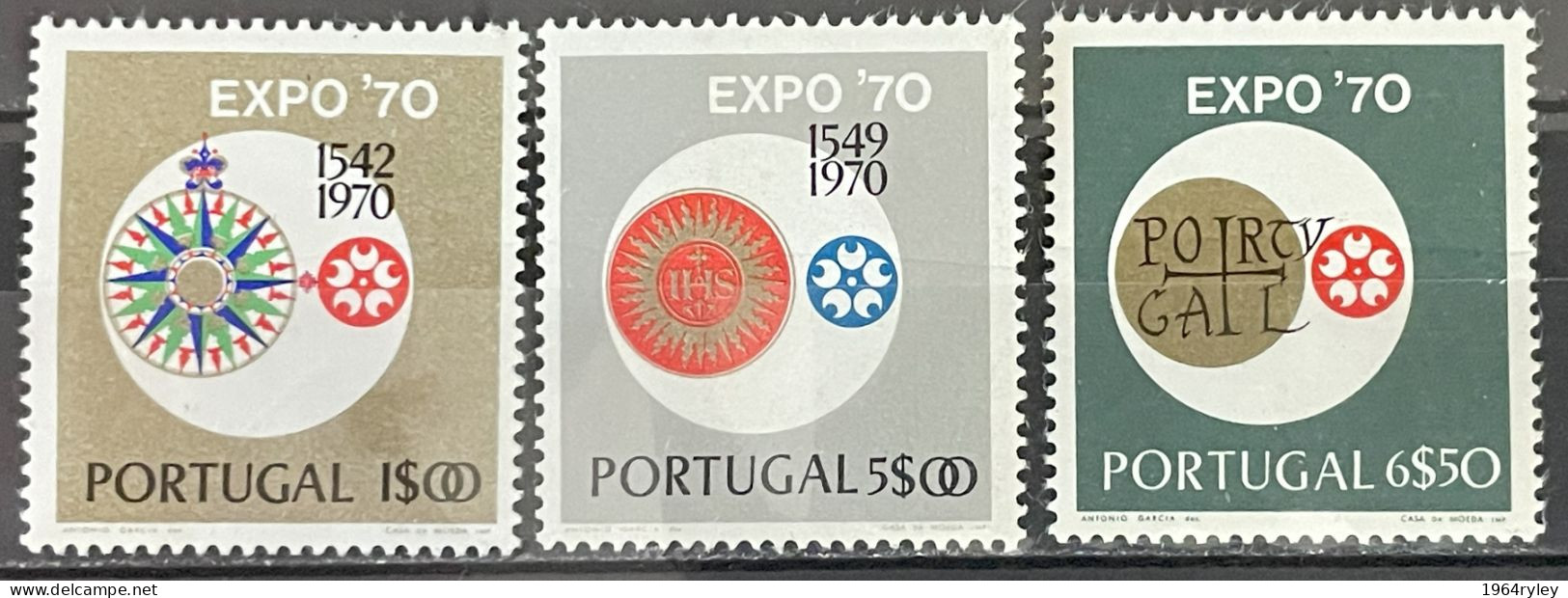 PORTUGAL  - MNH**  - 1970 -  #  1073/1075 - Neufs