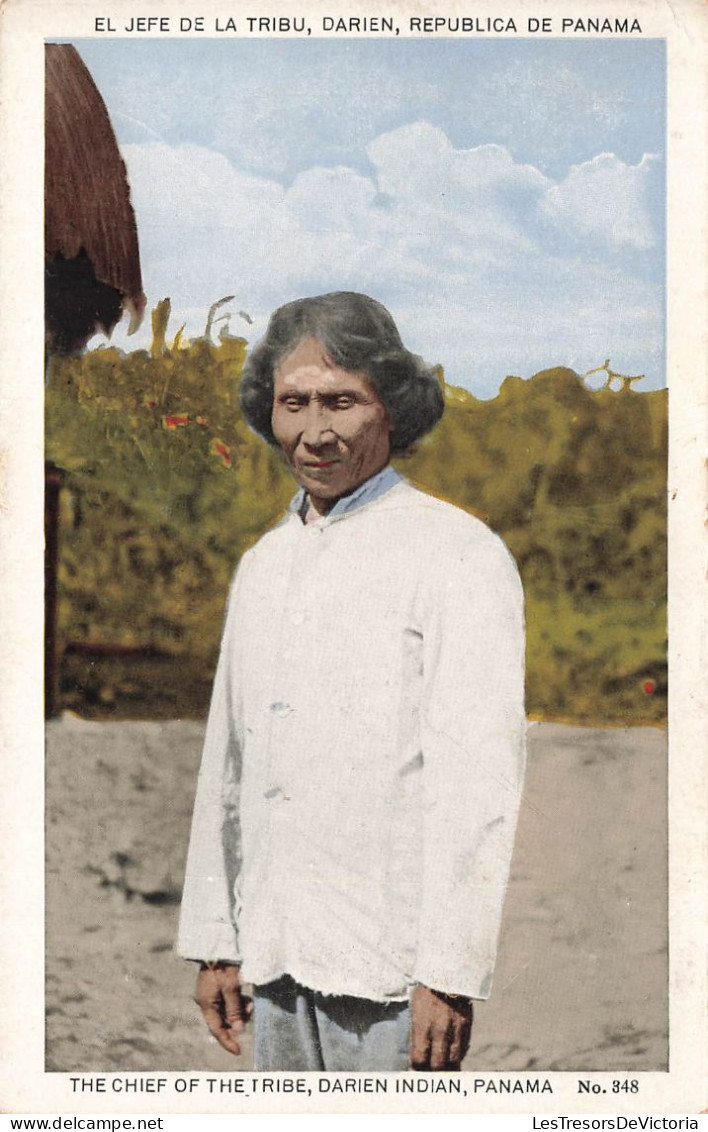 PANAMA - The Chief Of The Tribe - Darien Idian - Colorisé - Carte Postale - Panama