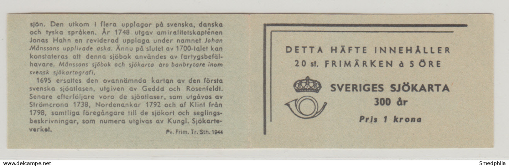 Sweden Booklet 1944 - Facit 68 MNH ** - 1904-50