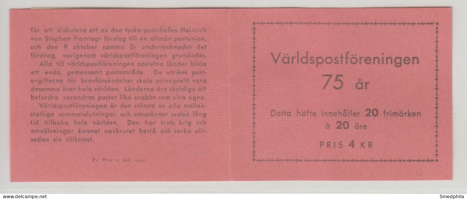 Sweden Booklet 1949 - Facit 91 MNH ** - 1904-50