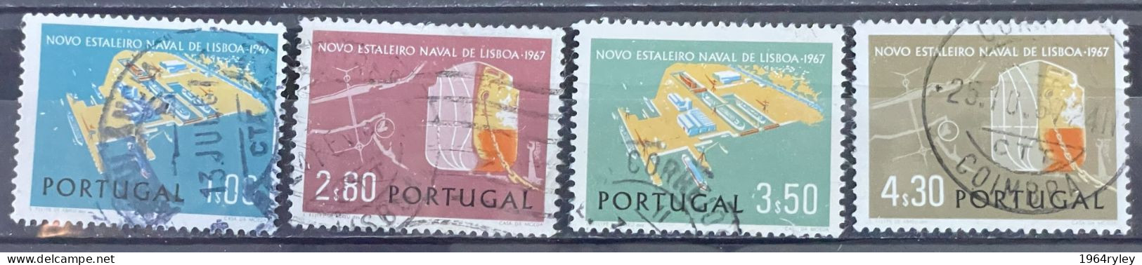 PORTUGAL  - (0) - 1967 -  #  1017/1020 - Oblitérés