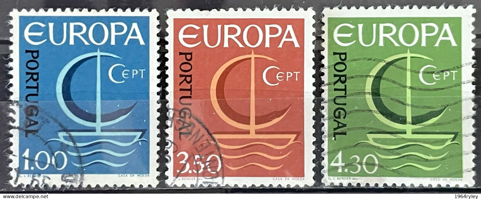 PORTUGAL  - (0) - 1966 -  #  993/995 - Used Stamps