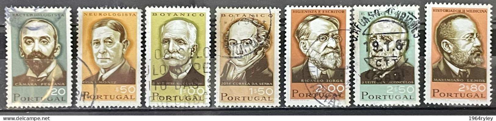 PORTUGAL  - (0) - 1966 -  #  1015/1022  7 Values - Used Stamps