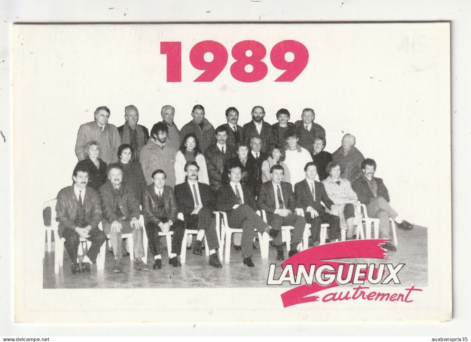 POLITIQUE - LANGUEUX - ELECTIONS MUNICIPALES 12/19 MARS 1989 - LANGUEUX AUTREMENT - 22 - Autres & Non Classés