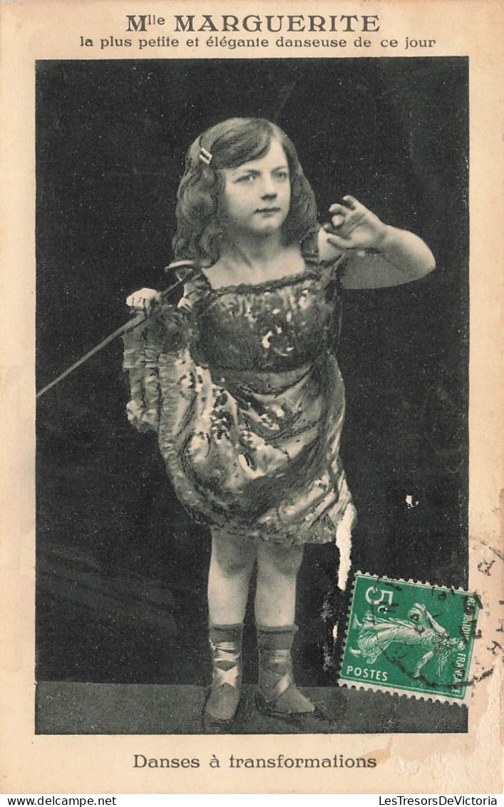 SPECTACLE - Danse - Mlle Marguerite La Plus Petite Et élégante Danseuse De Ce Jour - Danses - Carte Postale Ancienne - Baile