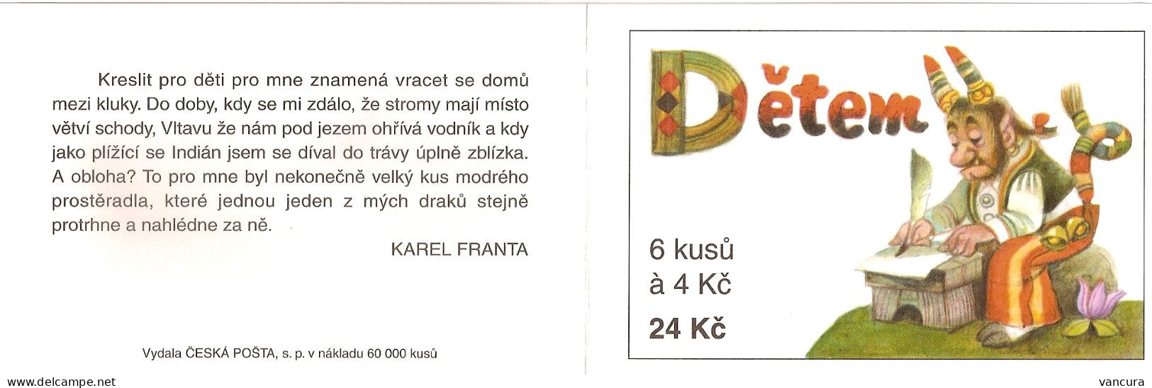 Booklets ZSL 5-6 Czech Republic For Children 1998 - Ongebruikt