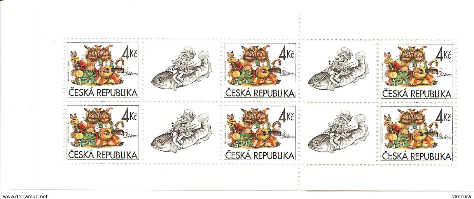 Booklets ZSL 5-6 Czech Republic For Children 1998 - Unused Stamps