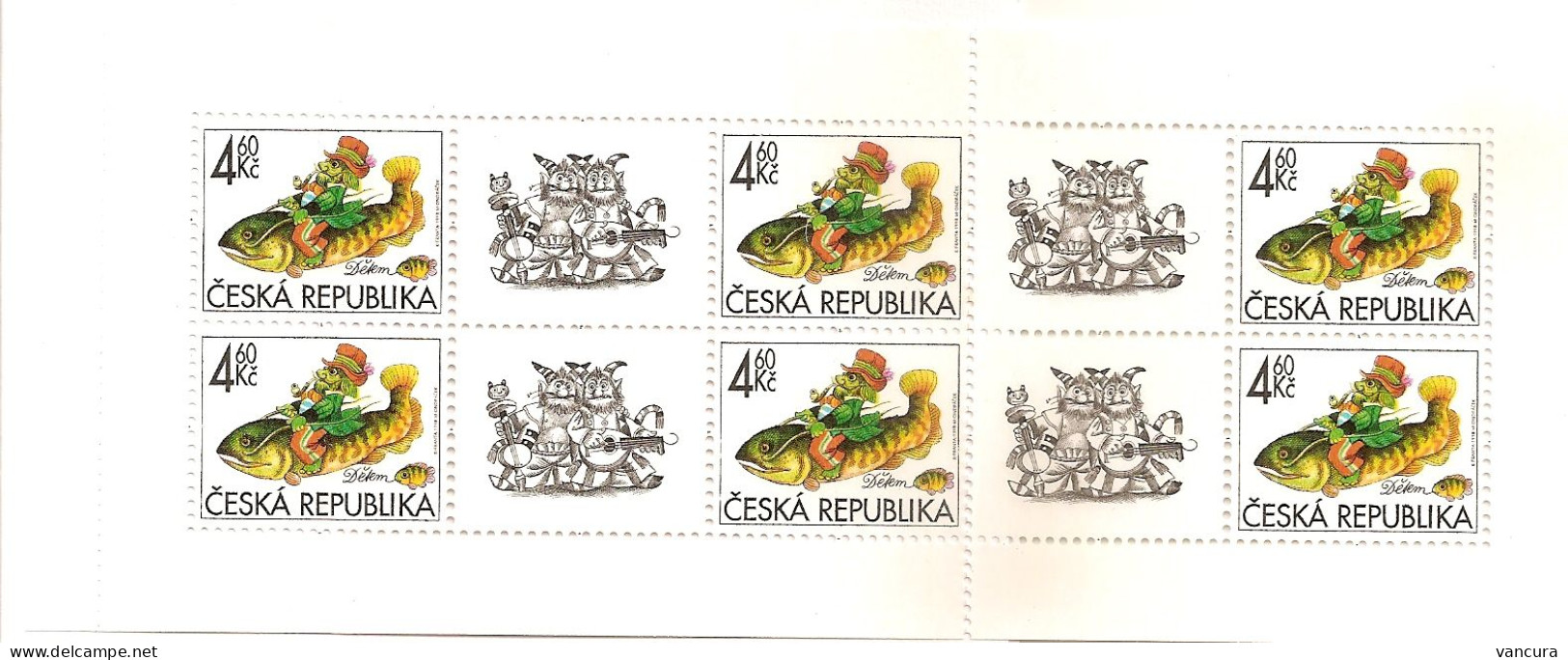 Booklets ZSL 5-6 Czech Republic For Children 1998 - Unused Stamps