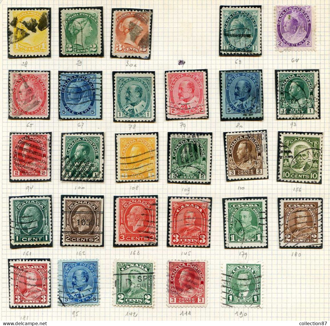 Réf 79 < CANADA < Collection 83 Valeurs - Colecciones