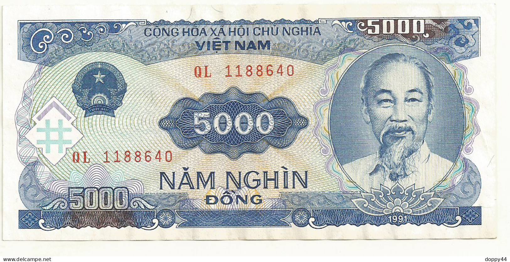 BILLET VIET NAM 5000 DONG 1991 NEUF SUPERBE - Vietnam