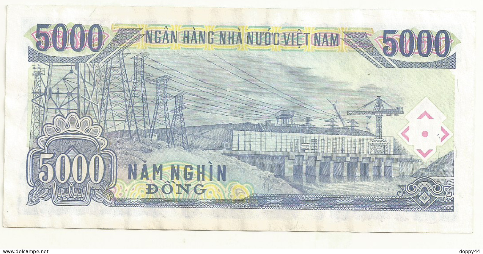 BILLET VIET NAM 5000 DONG 1991 NEUF SUPERBE - Vietnam