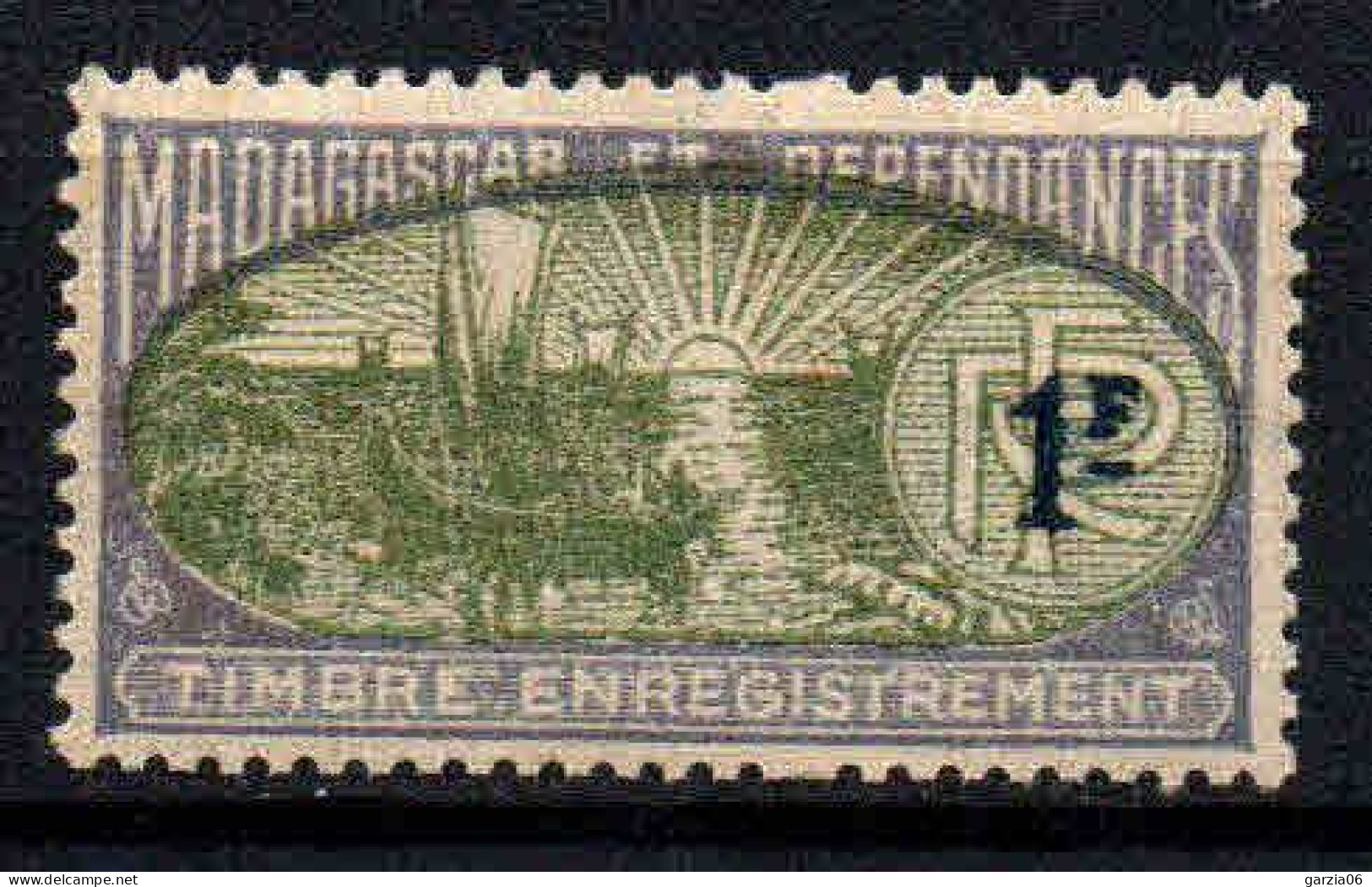 Madagascar  - Timbre D' Enregistrement 1F - Other & Unclassified