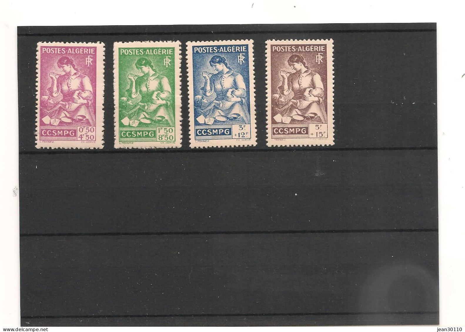 ALGÉRIE 1942/44 N°Y/T : 175/208* Et  4 Timbres Oblitérés Cote :24 €+ - Gebraucht