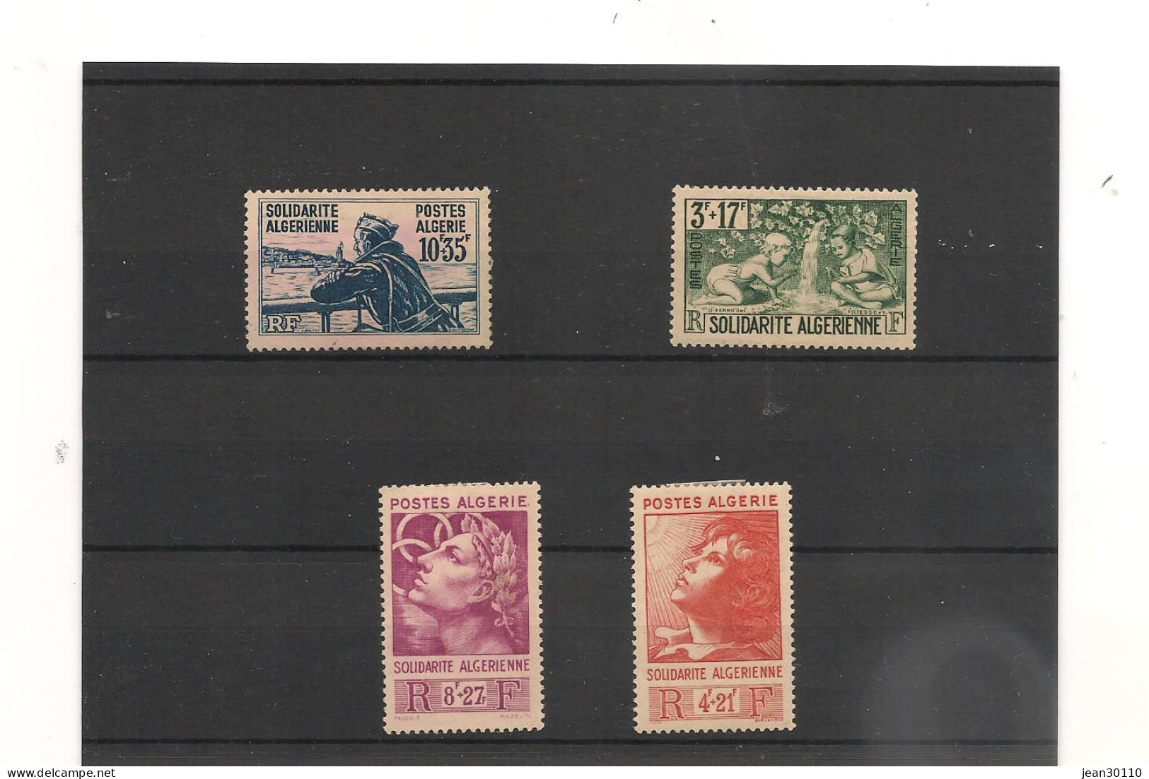 ALGÉRIE 1946 N°Y/T : 249/252* Et (**) S.G. - Unused Stamps