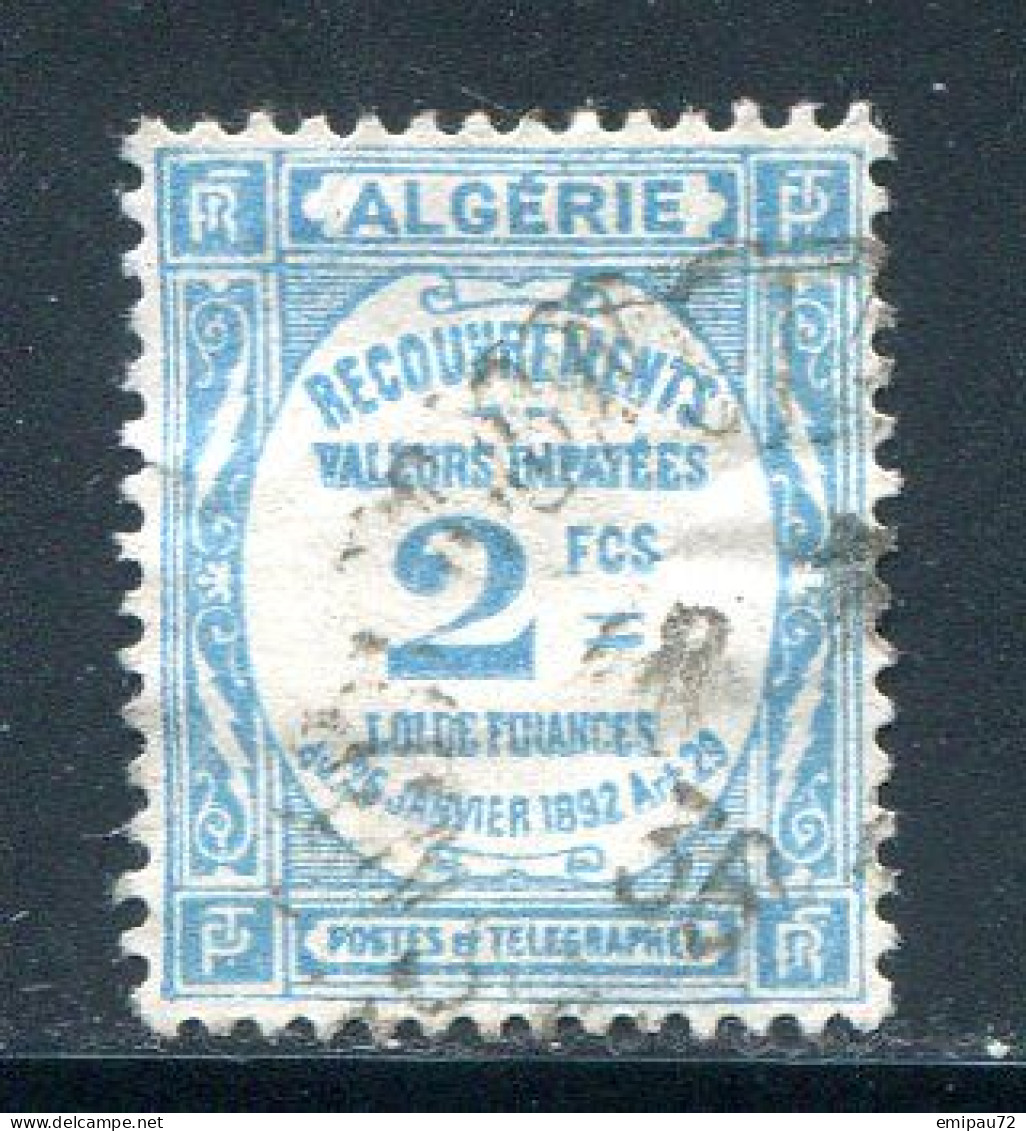 ALGERIE- Taxe Y&T N°20- Oblitéré - Segnatasse