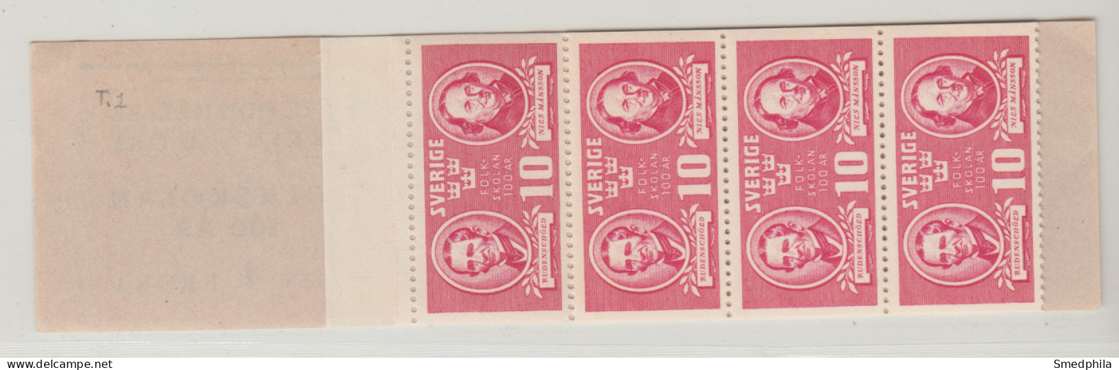 Sweden Booklet 1942 - Facit 63 II MNH ** Written With Pencil - 1904-50