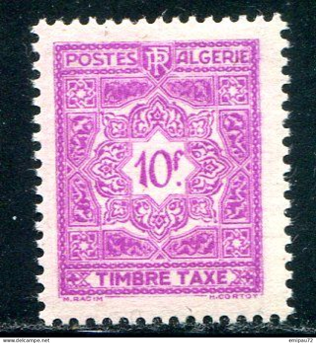 ALGERIE- Taxe Y&T N°43- Neuf Avec Charnière * - Segnatasse