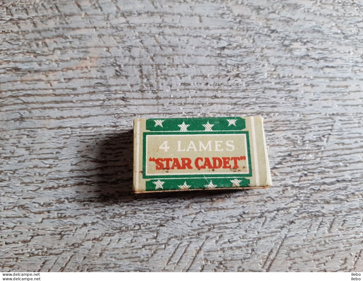 Ancienne Boîte Complète De 4 Lames De Rasoir Star Cadet - Hojas De Afeitar