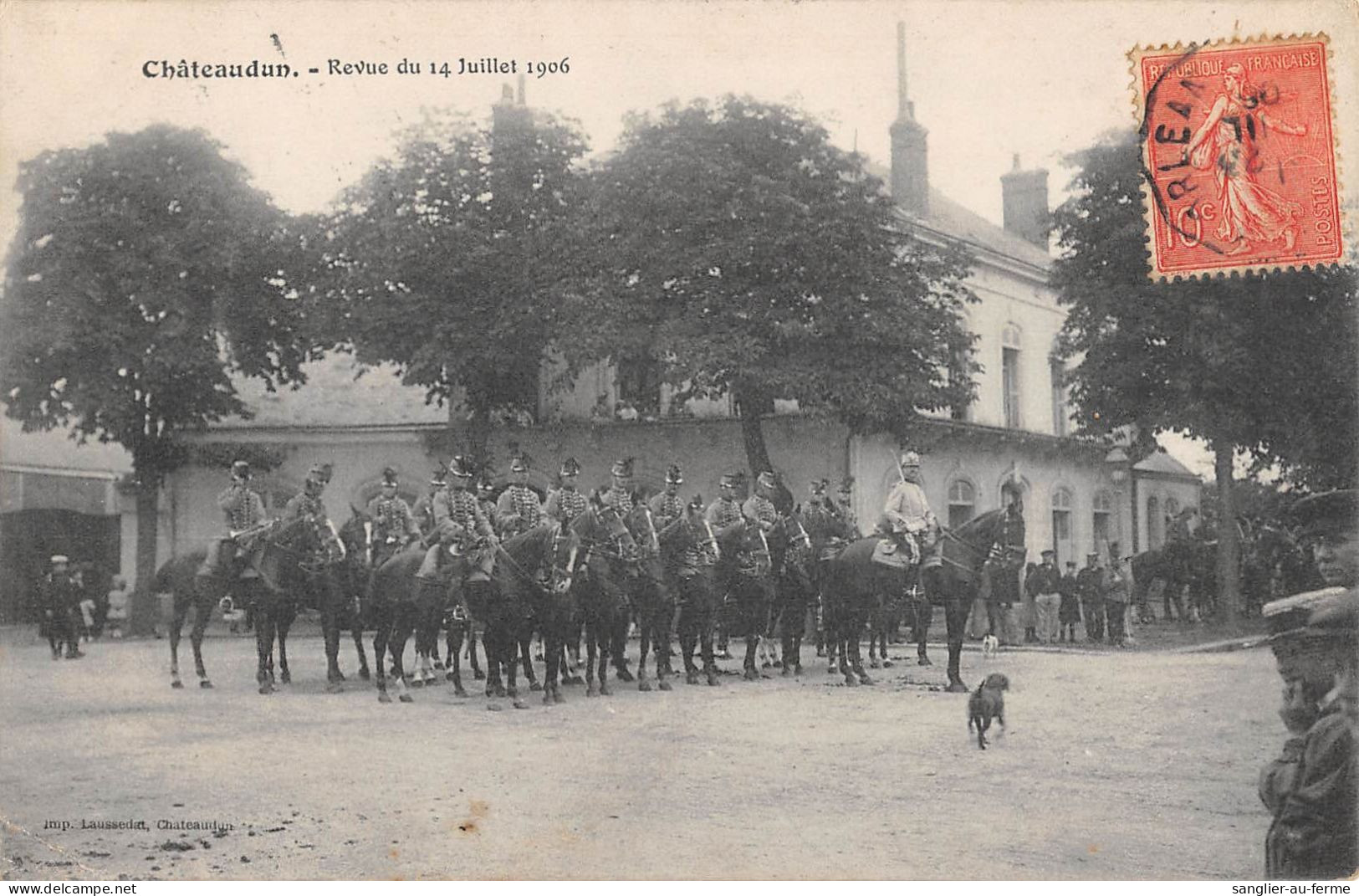 CPA 28 CHATEAUDUN / REVUE DU 14 JUILLET 1906 - Chateaudun