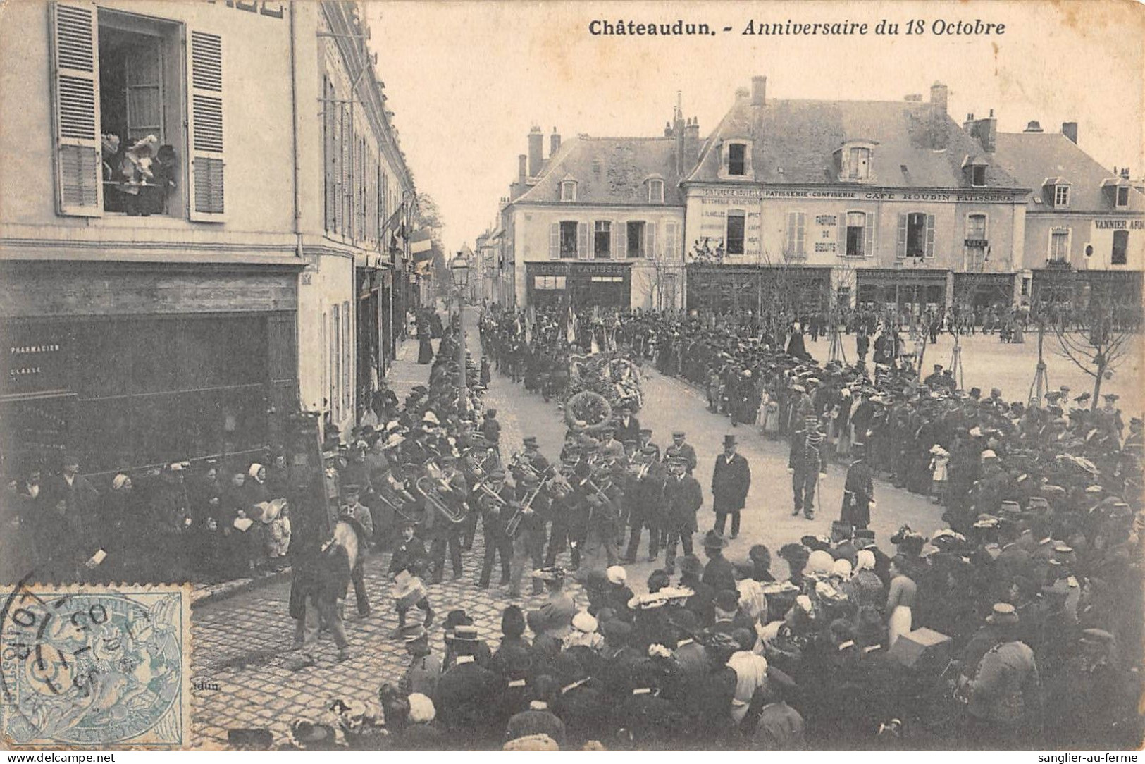 CPA 28 CHATEAUDUN / ANNIVERSAIRE DU 18 OCTOBRE - Chateaudun