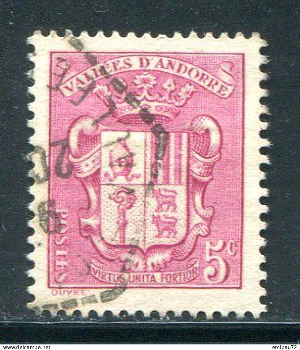 ANDORRE- Y&T N°50- Oblitéré - Used Stamps