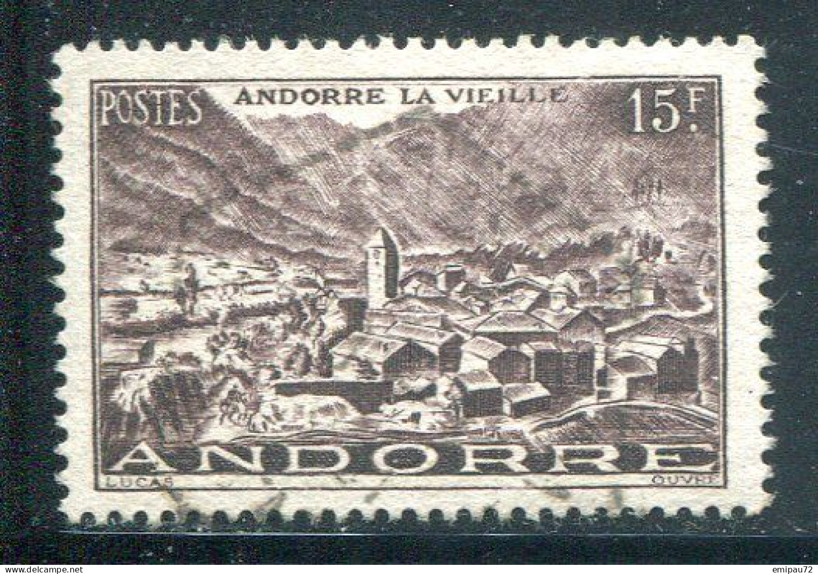 ANDORRE- Y&T N°132- Oblitéré - Used Stamps