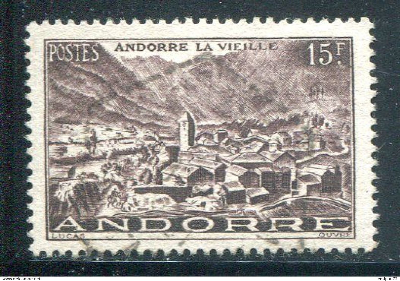 ANDORRE- Y&T N°132- Oblitéré - Usati