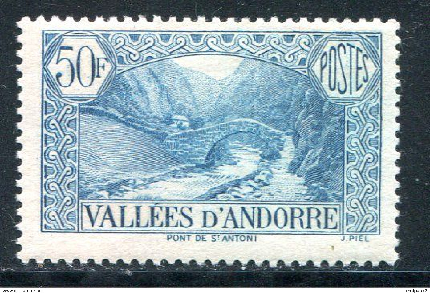 ANDORRE- Y&T N°92- Neuf Avec Charnière * - Unused Stamps