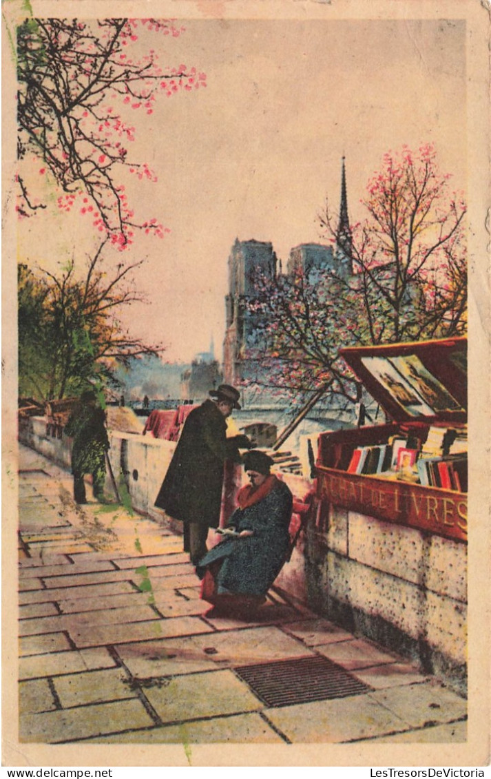 FRANCE - Paris - Bouquinistes Et Notre-Dame - Carte Postale Ancienne - Notre Dame Von Paris