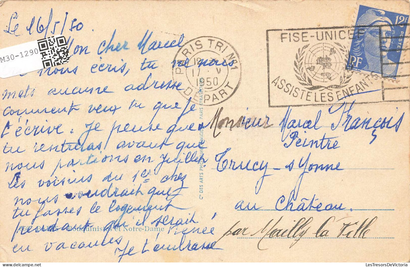 FRANCE - Paris - Bouquinistes Et Notre-Dame - Carte Postale Ancienne - Notre-Dame De Paris