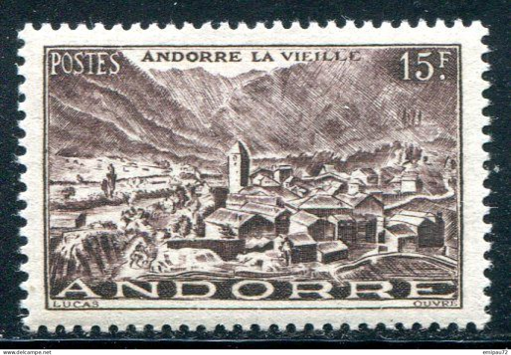 ANDORRE- Y&T N°132- Neuf Avec Charnière * - Unused Stamps