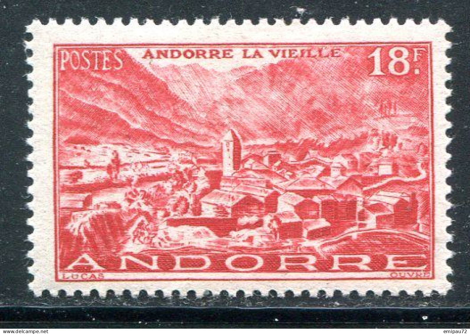 ANDORRE- Y&T N°134- Neuf Avec Charnière * - Unused Stamps