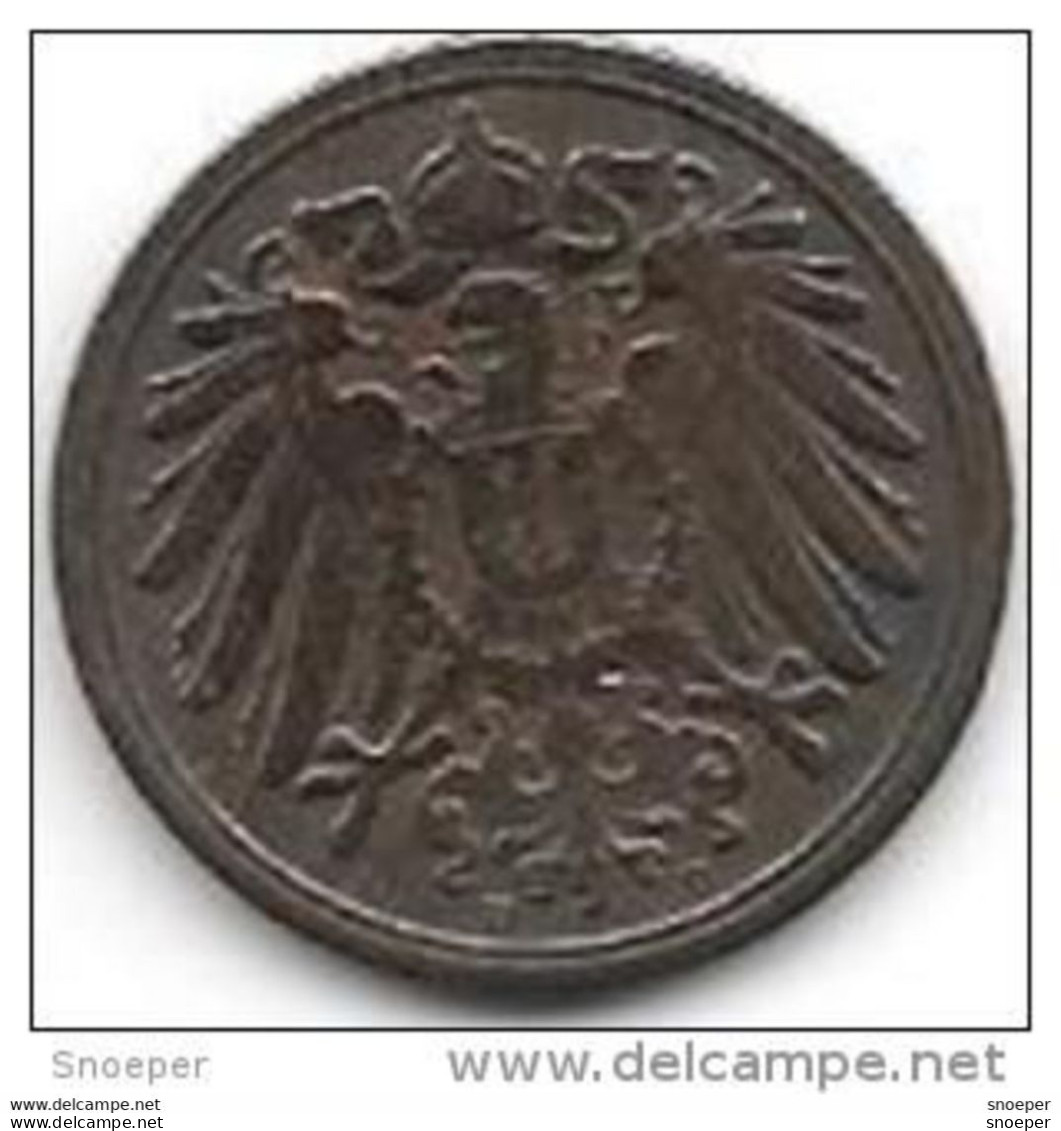 *empire 1 Pfennig 1900  D Km 10    Vf+ - 1 Pfennig