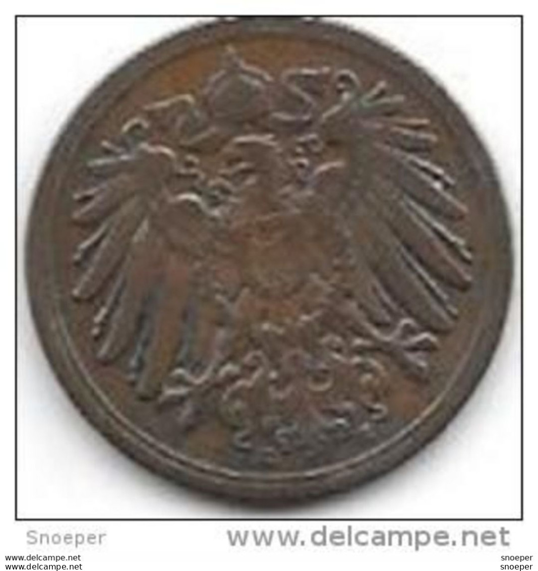 *empire 1 Pfennig 1900  E Km 10 - 1 Pfennig