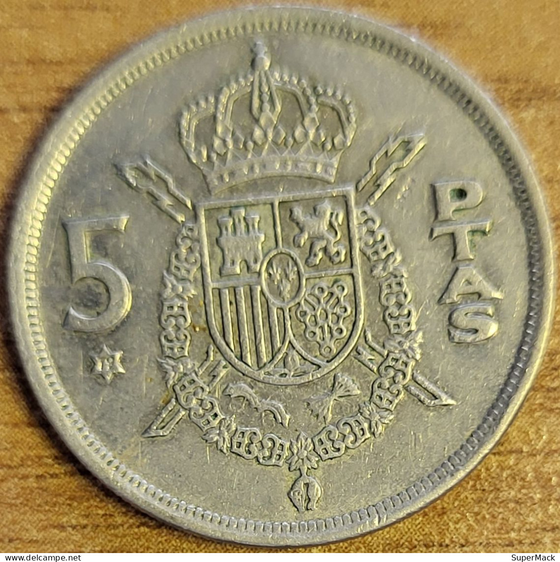 ESPAGNE 5 Pesetas 1975 (*79) KM#807 SUP - 5 Pesetas