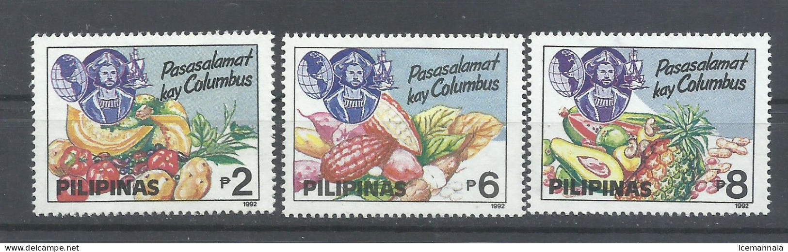 FILIPINAS  YVERT   1932/34       MNH  ** - Christophe Colomb