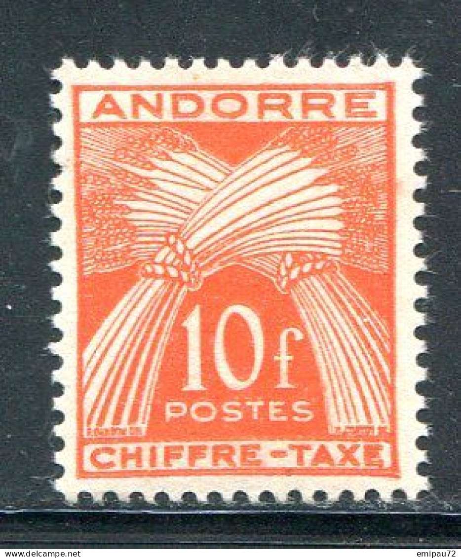 ANDORRE- Taxe Y&T N°30- Neuf Avec Charnière * - Ungebraucht