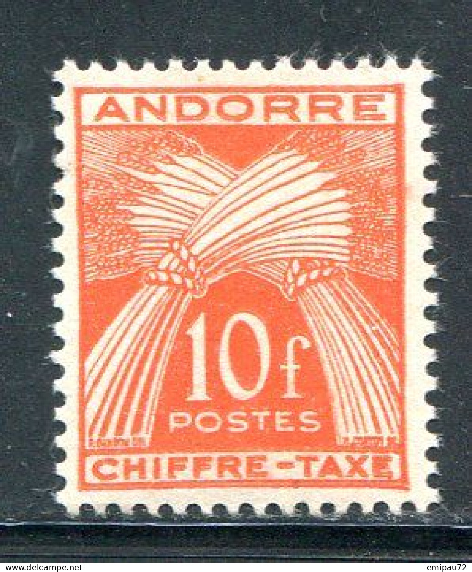 ANDORRE- Taxe Y&T N°30- Neuf Avec Charnière * - Neufs