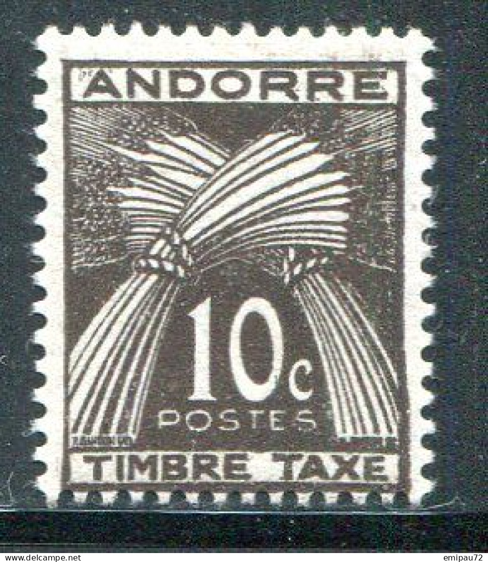 ANDORRE- Taxe Y&T N°32- Neuf Avec Charnière * - Ongebruikt