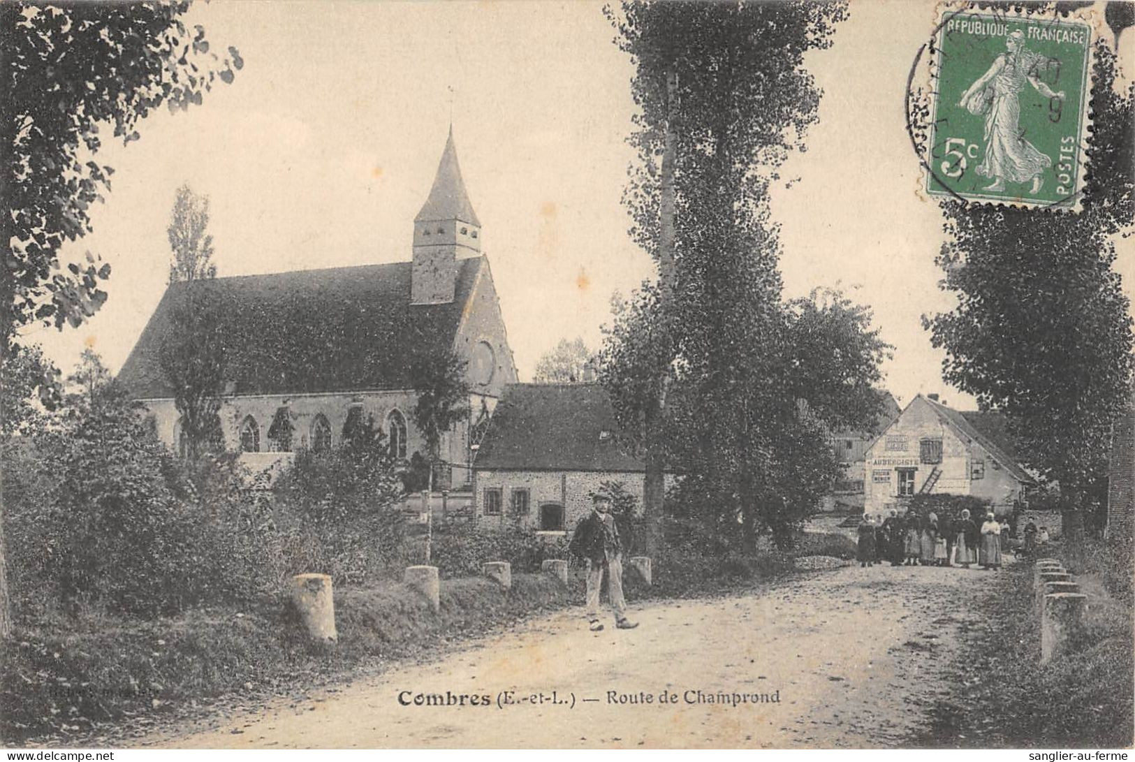 CPA 28 COMBRES / ROUTE DE CHAMPROND - Sonstige & Ohne Zuordnung