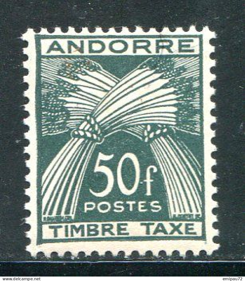 ANDORRE- Taxe Y&T N°40- Neuf Avec Charnière * - Neufs