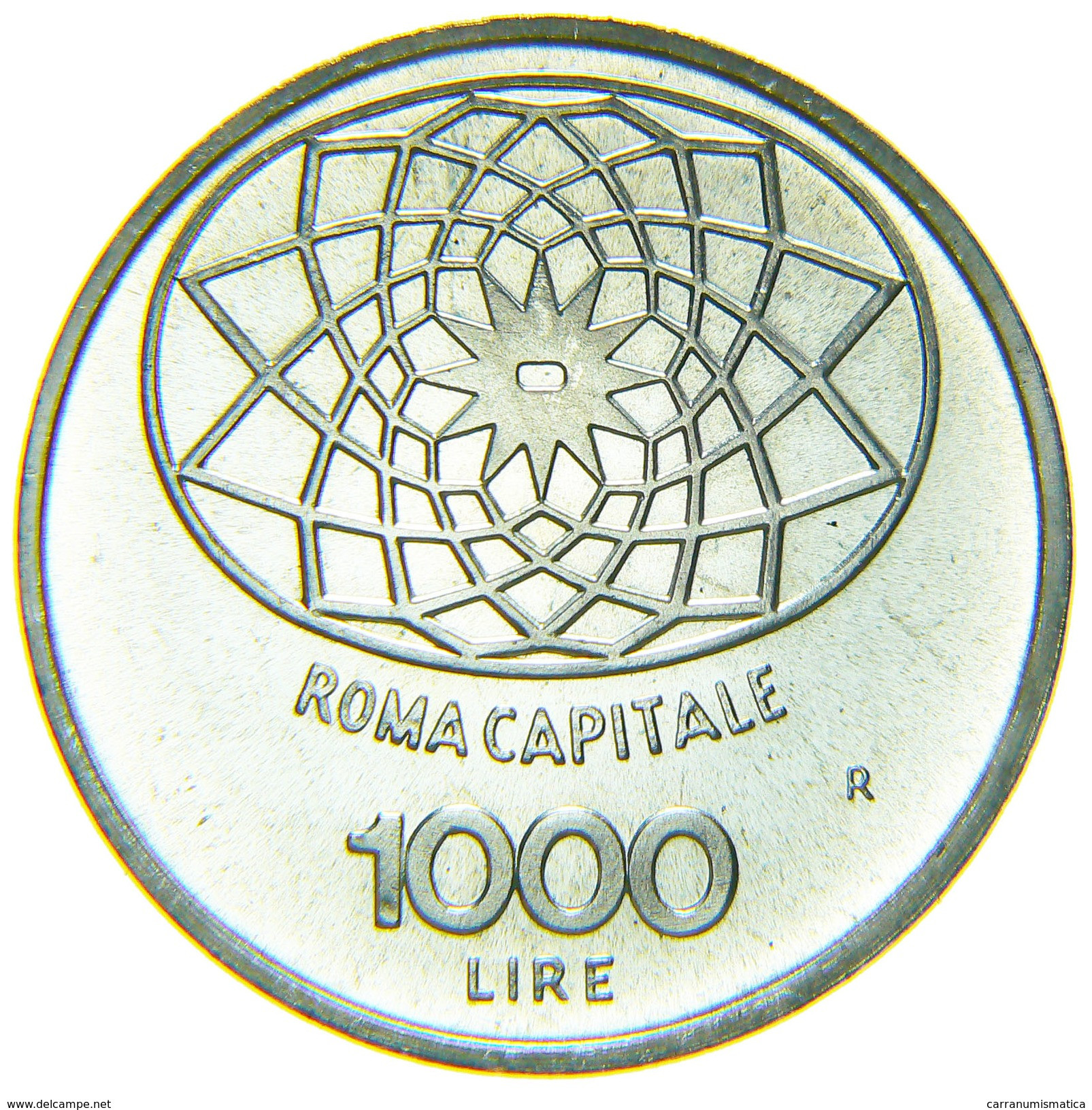 [NC] ITALIA - 1000 LIRE 1970 ROMA CAPITALE ARGENTO FDC DA DIVISIONALE - 1 000 Liras