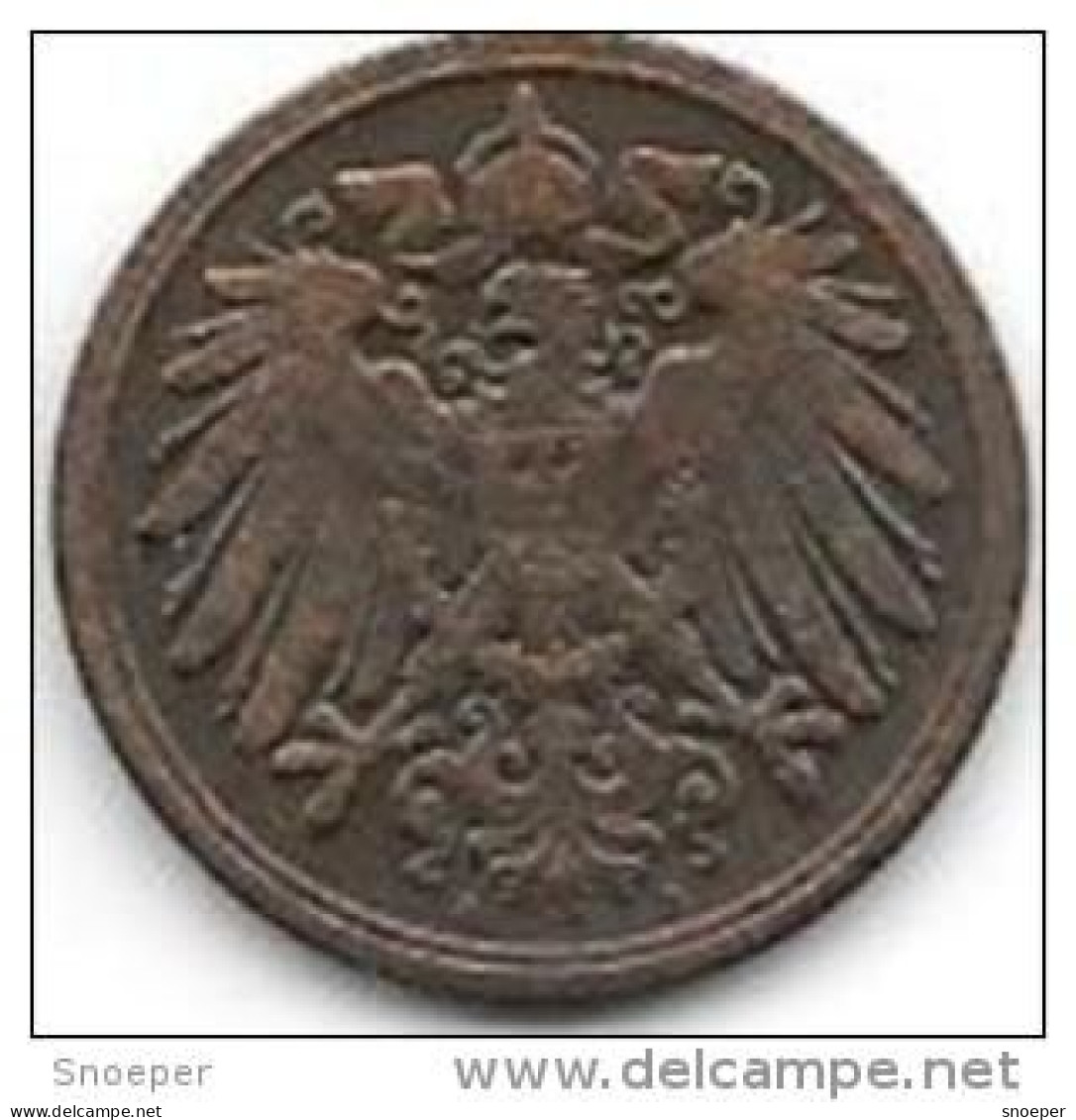 *empire 1 Pfennig 1904  A Km 10   Vf+ - 1 Pfennig