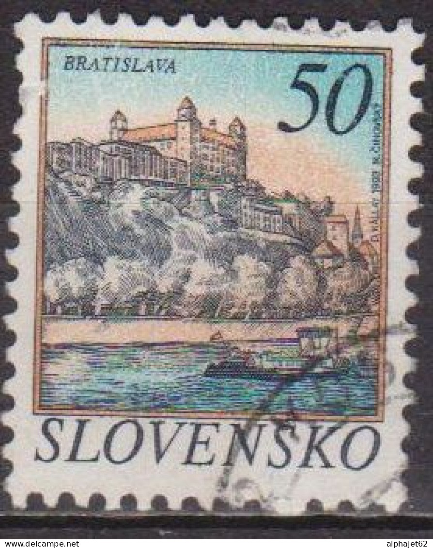 Villes Slovaques - SLOVAQUIE - Chateau De Bratislava - N° 149 - 1993 - Oblitérés