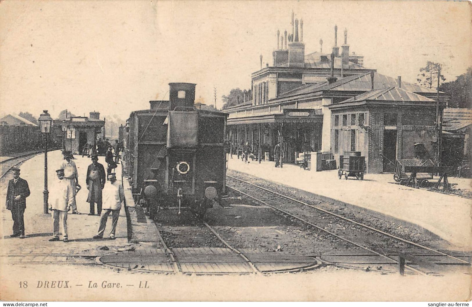 CPA 28 DREUX / LA GARE / TRAIN - Dreux