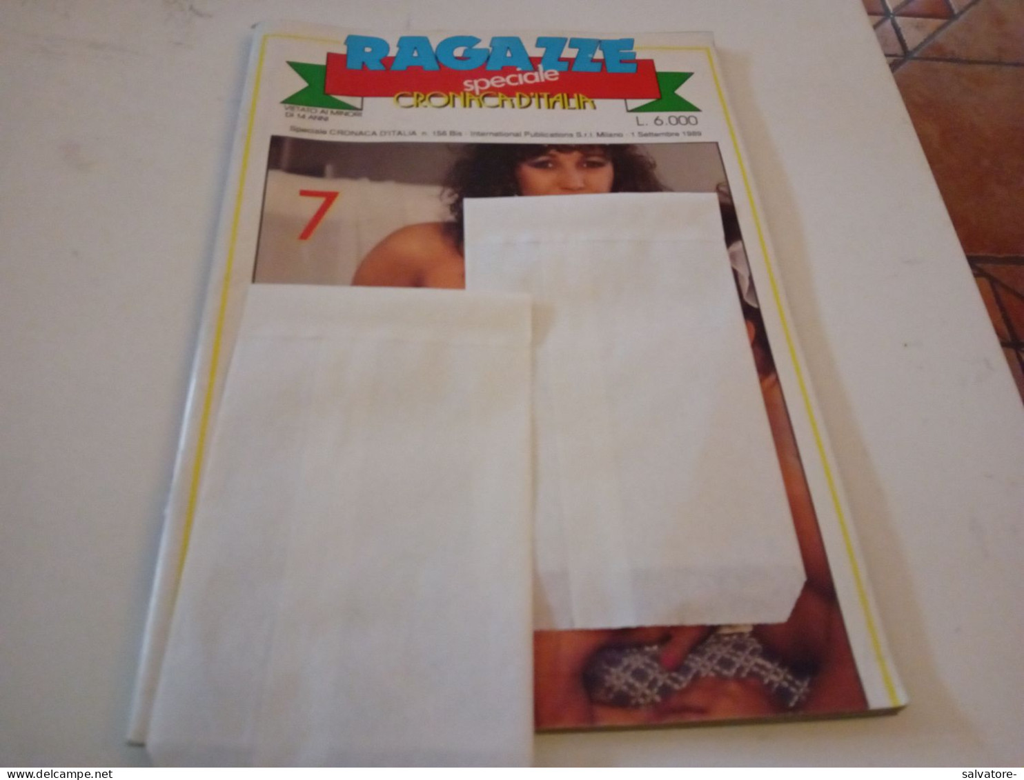 RIVISTA SEX- RAGAZZE SPECIALE CRONACA D'ITALIA- 1 SETTEMBRE 1989 - Gezondheid En Schoonheid