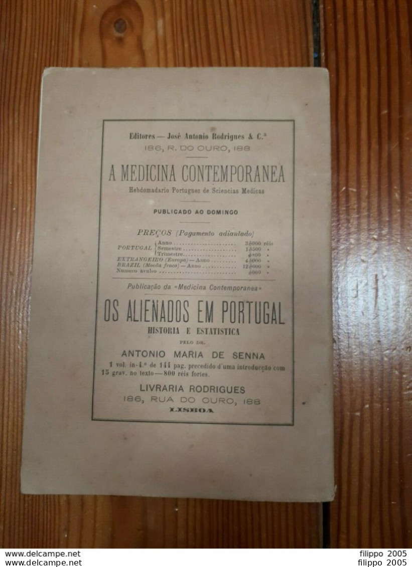 1885 - LISBONA - Colera Napoli - RECORDACOES DO CHOLERA DE NAPOLES EM 1884 - Sciences Manuelles